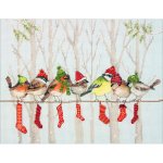 (image for) Winter Gathering Counted Cross Stitch Kit